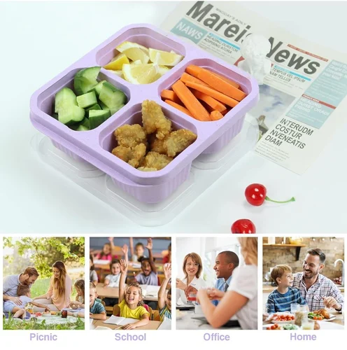 Plastic Snack Container Set