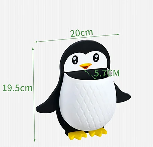 Penguin Wall Mount Tooth Brush Holder